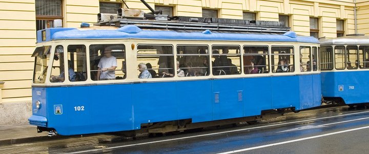The Blue Line of Zagreb