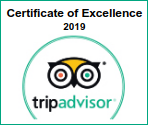 TripAdvisor Certificate of Excellence 2019